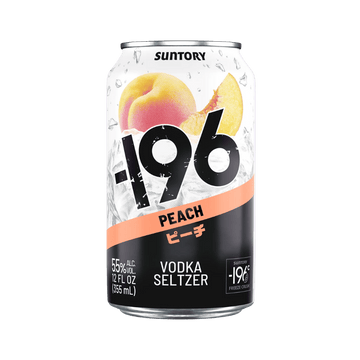 Suntory -196 Peach Vodka Seltzer 4-Pack - Vintage Wine & Spirits
