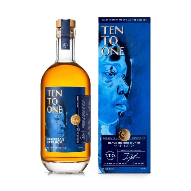 Ten To One 'Black History Month' Artist Edition Caribbean Dark Rum - Vintage Wine & Spirits
