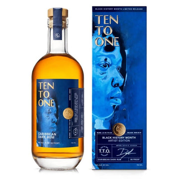 Ten To One 'Black History Month' Artist Edition Caribbean Dark Rum - Vintage Wine & Spirits