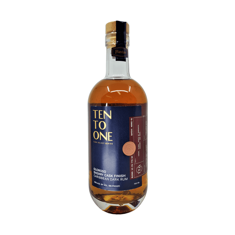 Ten To One Oloroso Sherry Cask Finish 'Flaviar Selection' Dark Rum - Vintage Wine & Spirits