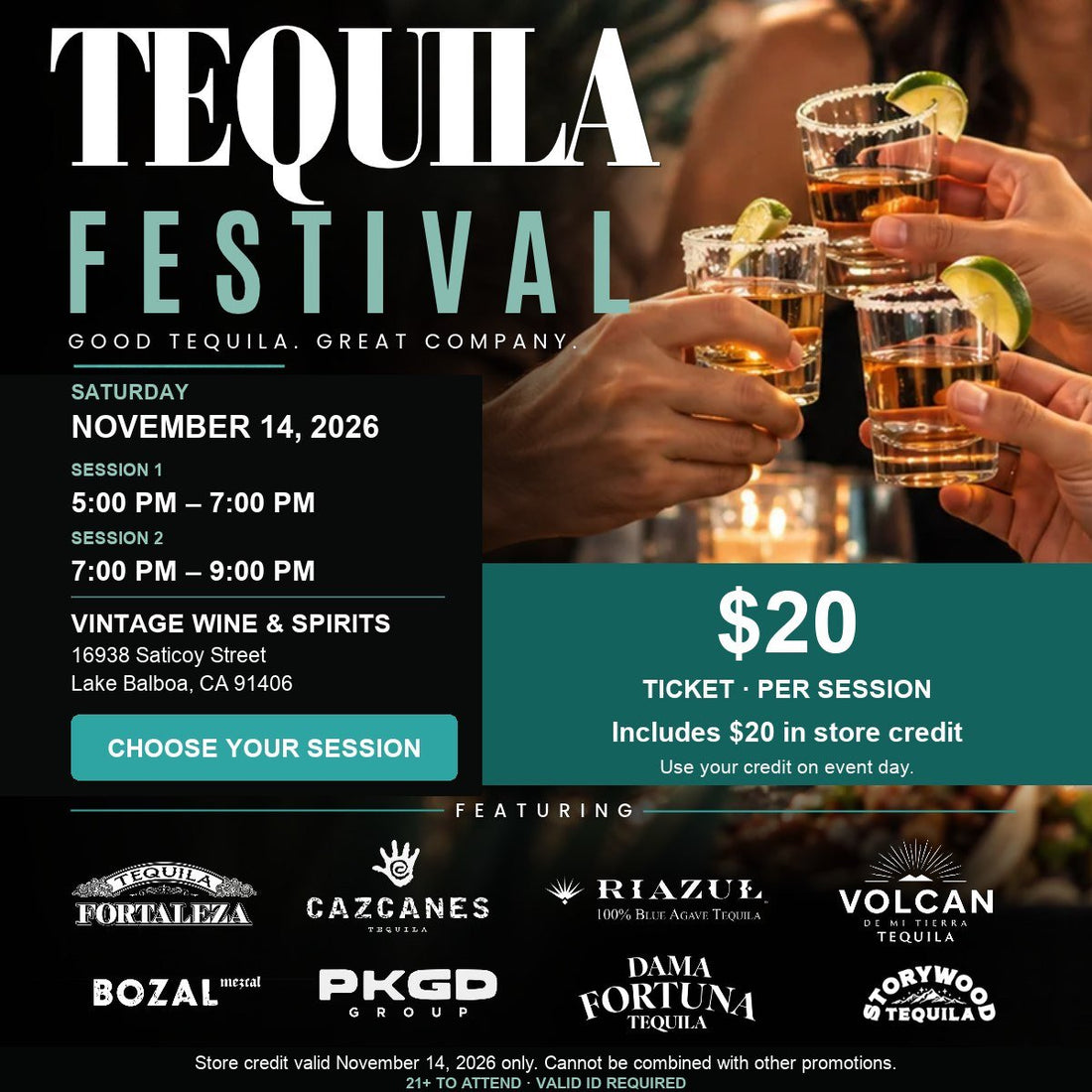 Tequila Festival - Vintage Wine & Spirits