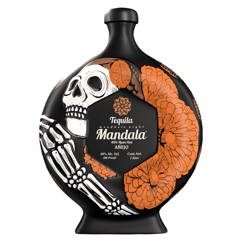 Tequila Mandala Dia de los Muertos 2025 La Catrina Añejo Tequila - Vintage Wine & Spirits