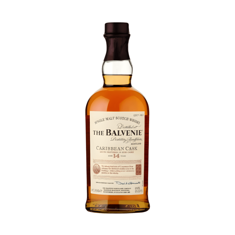 The Balvenie 14 Year Old Caribbean Cask Single Malt Scotch Whisky 200ml - Vintage Wine & Spirits