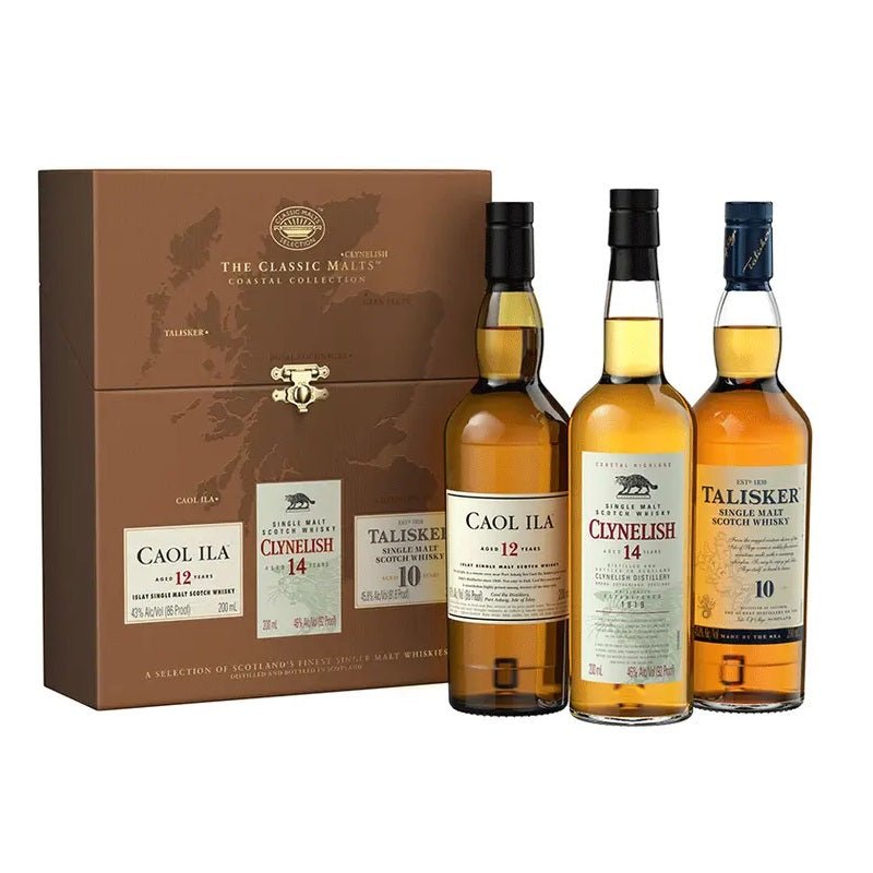 The Classic Malts Coastal Collection Caol Ila-Clynelish-Talisker Gift Set - Vintage Wine & Spirits