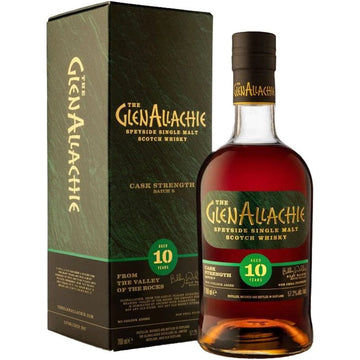 The GlenAllachie 10 Year Old Batch 8 Cask Strength Speyside Single Malt Scotch Whisky - Vintage Wine & Spirits