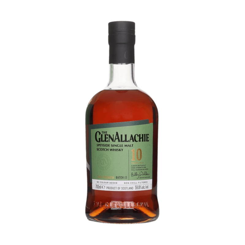 The GlenAllachie 10 Year Old Cask Strength Batch 13 Speyside Single Malt Scotch Whisky 700mL - Vintage Wine & Spirits