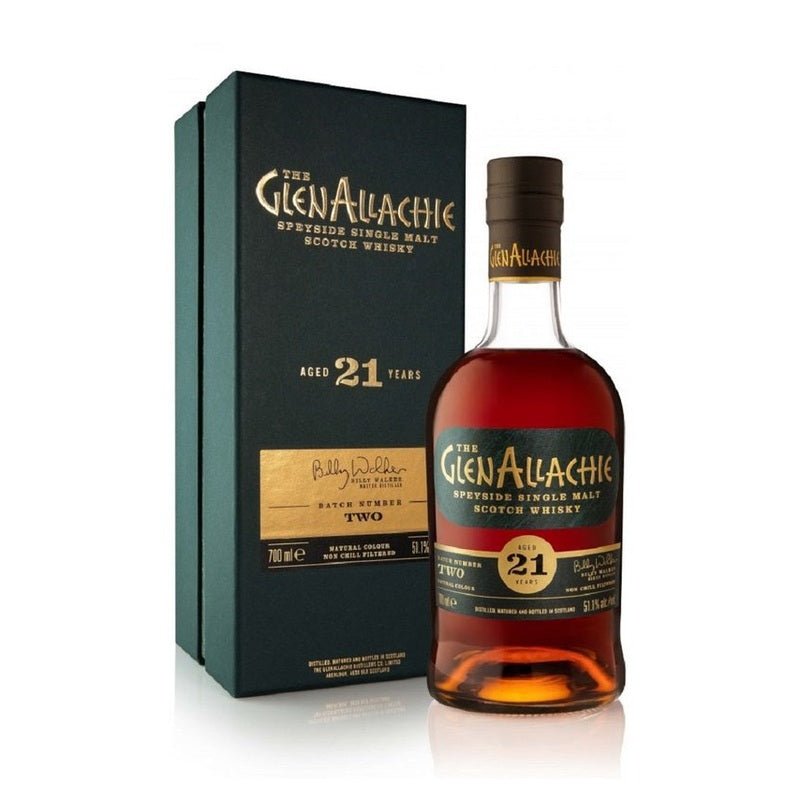 The GlenAllachie 21 Year Old Batch 2 Speyside Single Malt Scotch Whisky - Vintage Wine & Spirits
