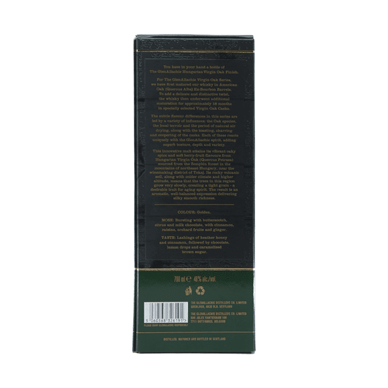 The GlenAllachie 7 Year Old Virgin Oak Series 'Hungarian Oak' - Vintage Wine & Spirits