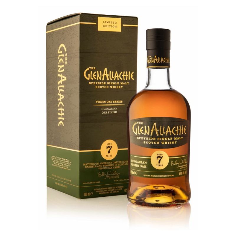 The GlenAllachie 7 Year Old Virgin Oak Series 'Hungarian Oak' - Vintage Wine & Spirits