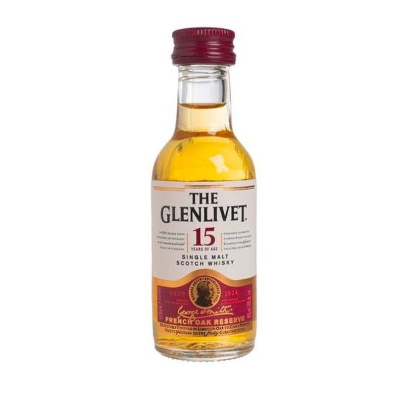 The Glenlivet 15 Year Old French Oak Reserve Single Malt Scotch Whisky 50ml - Vintage Wine & Spirits