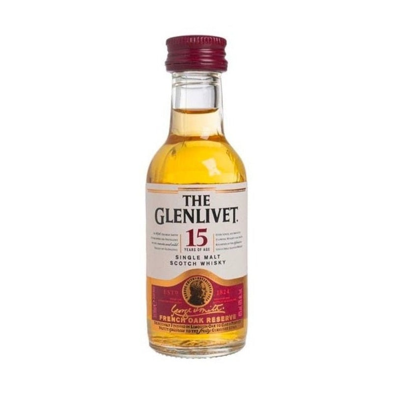 The Glenlivet 15 Year Old French Oak Reserve Single Malt Scotch Whisky 50ml - Vintage Wine & Spirits