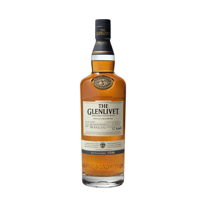 The Glenlivet 18 Year Hogshead Single Cask Scotch Whisky - Vintage Wine & Spirits