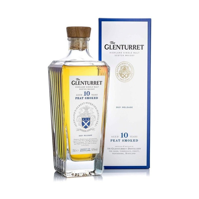 The Glenturret 10 Year Old 'Peat Smoked' 2021 Release Highland Single Malt Scotch Whisky - Vintage Wine & Spirits