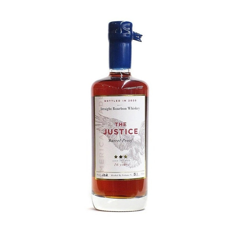 The Justice 16 Year Old Barrel Proof Straight Bourbon Whiskey - Vintage Wine & Spirits