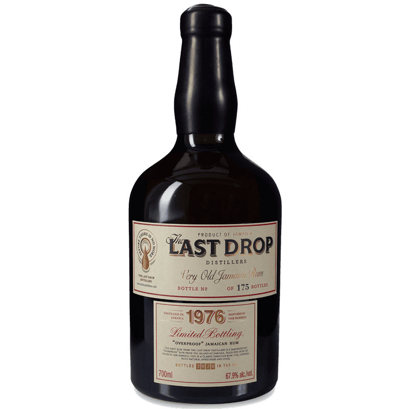 The Last Drop 1976 Very Old Jamaican Overproof Rum - Vintage Wine & Spirits