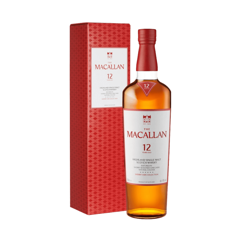 The Macallan 12 Year Old Sherry Oak Cask Highland Single Malt Scotch Whisky - Vintage Wine & Spirits