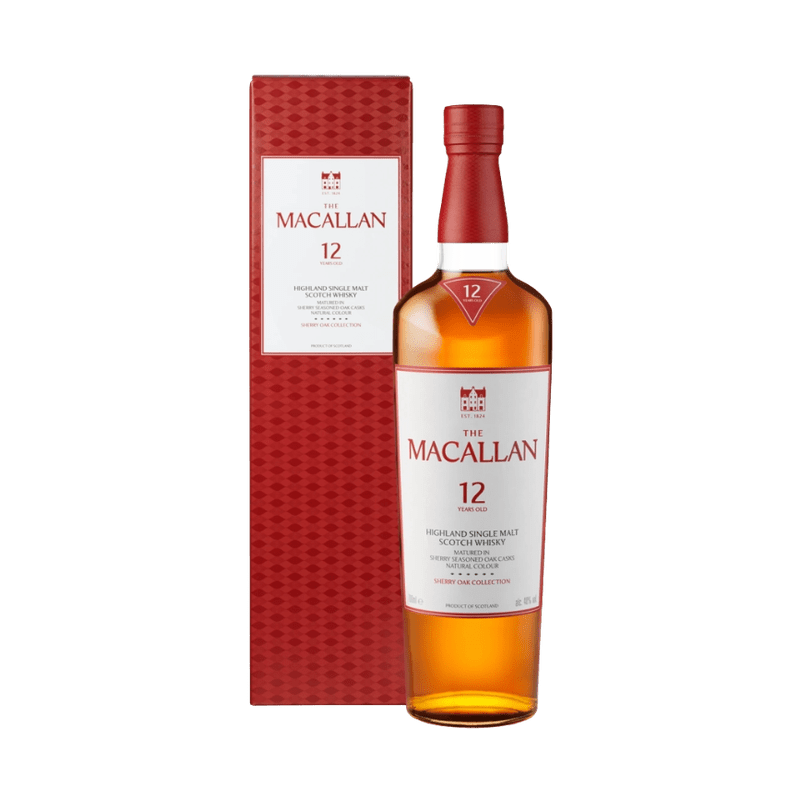 The Macallan 12 Year Old Sherry Oak Cask Highland Single Malt Scotch Whisky - Vintage Wine & Spirits