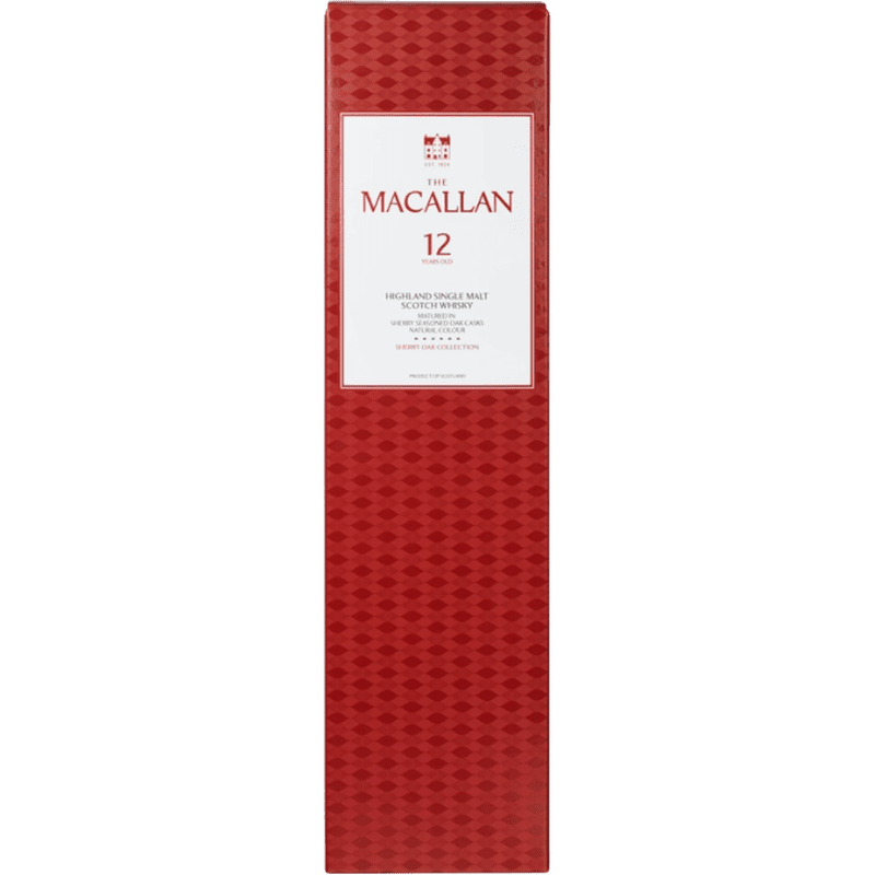 The Macallan 12 Year Old Sherry Oak Cask Highland Single Malt Scotch Whisky - Vintage Wine & Spirits