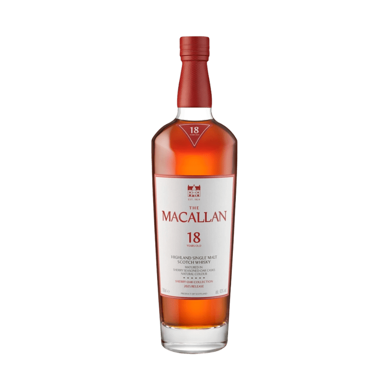 The Macallan 18 Year Old Sherry Oak Cask Highland Single Malt Scotch Whisky - Vintage Wine & Spirits