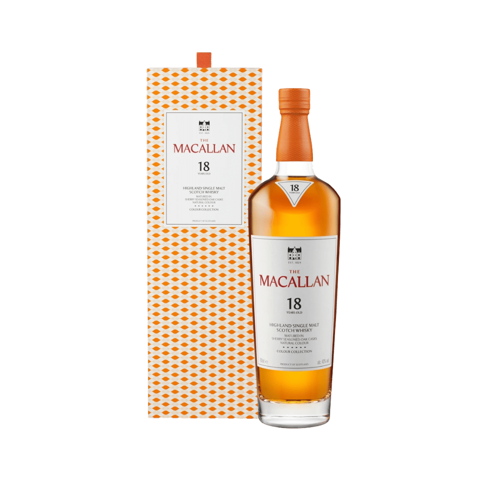 The Macallan 18yr Highland Single Malt Scotch Whisky Colour Collection - Vintage Wine & Spirits