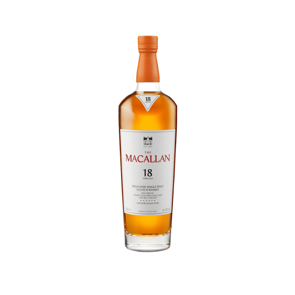 The Macallan 18yr Highland Single Malt Scotch Whisky Colour Collection - Vintage Wine & Spirits