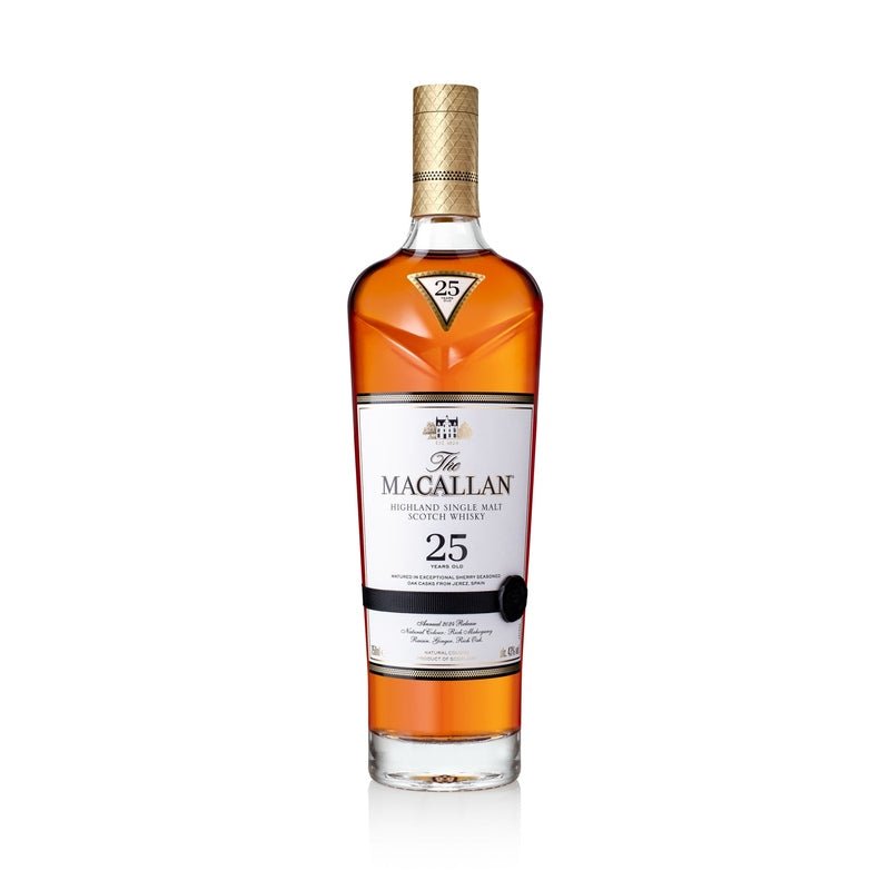 The Macallan 25 Year Old Sherry Oak Highland Single Malt Scotch Whisky - Vintage Wine & Spirits