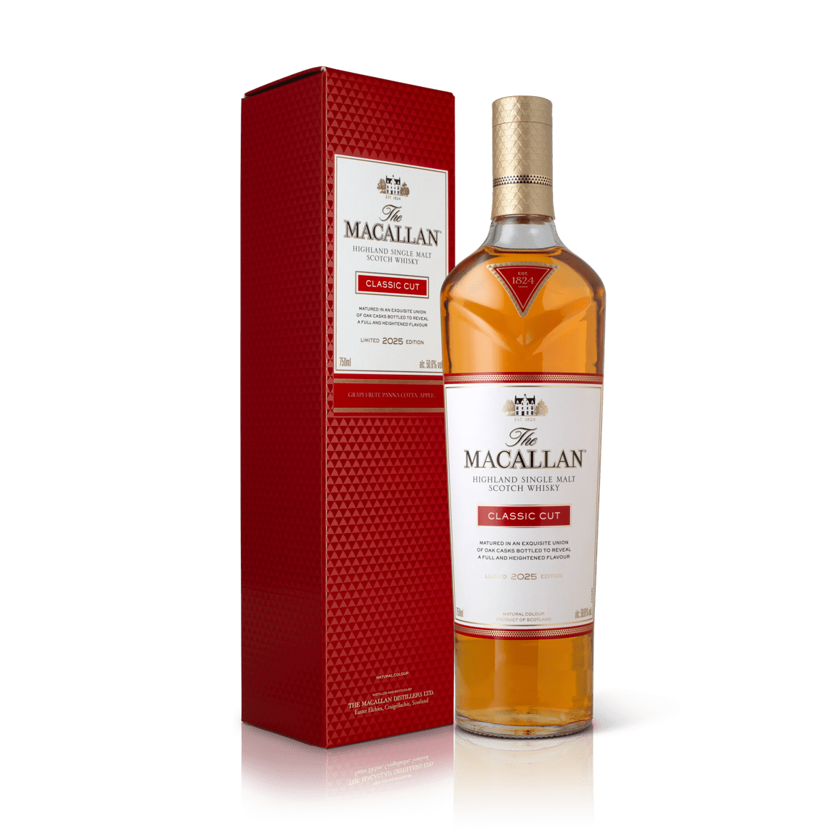ウイスキー The Macallan Classic Cut 700ml 2025 Macallan Classic Cut 2025 Whisky - Highland Single Malt – Vintage