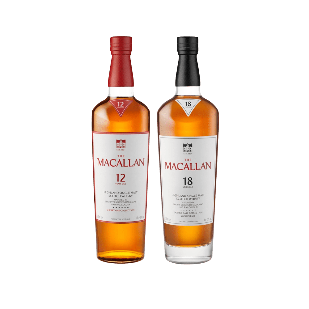 The Macallan Sherry 12 & 18 Bundle - Vintage Wine & Spirits