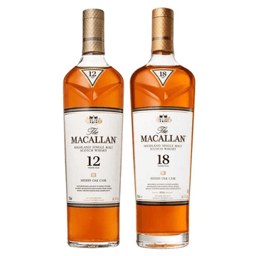 The Macallan Sherry 12 & 18 Bundle - Vintage Wine & Spirits