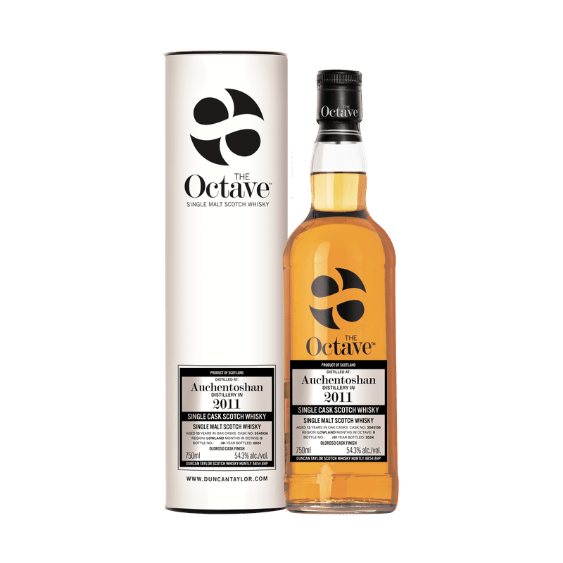The Octave 13 Year Old Auchentoshan 2011 Single Cask Single Malt Scotch Whisky Cask #3545136 - Vintage Wine & Spirits
