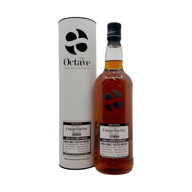 The Octave 13 Year Old Craigellachie 2008 Single Cask Single Malt Scotch Whisky - Vintage Wine & Spirits