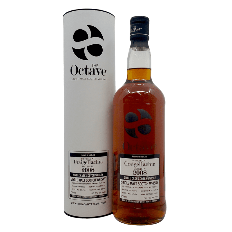 The Octave 13 Year Old Craigellachie 2008 Single Cask Single Malt Scotch Whisky - Vintage Wine & Spirits