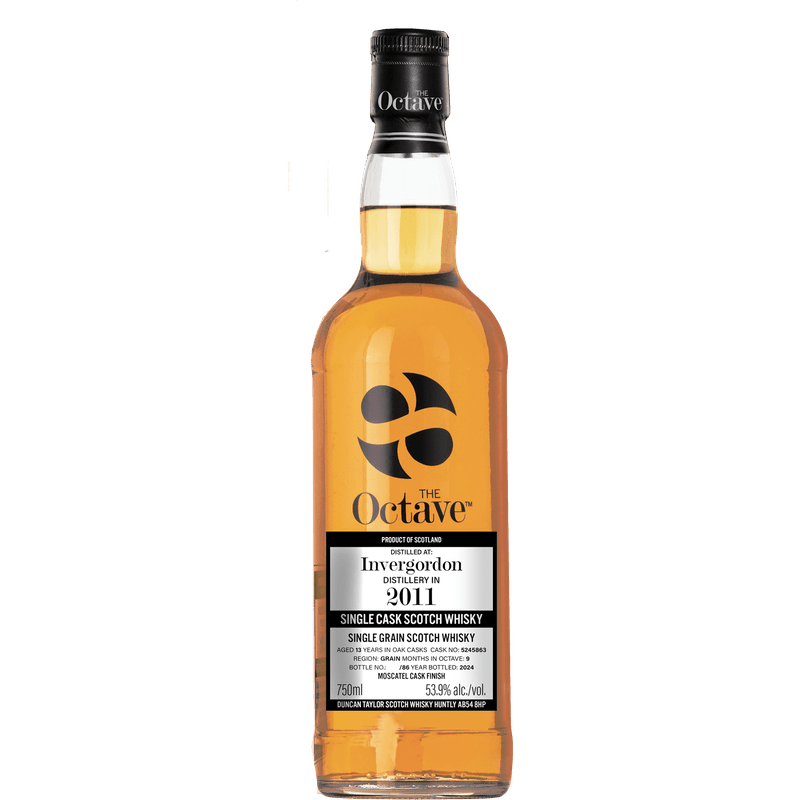 The Octave 13 Year Old Invergordon 2011 Single Cask Single Grain Scotch Whisky Cask #5245863 - Vintage Wine & Spirits