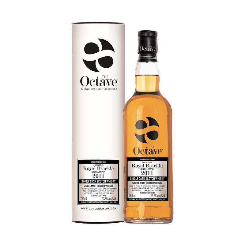The Octave 13 Year Old Royal Brackla 2011 Single Cask Single Malt Scotch Whisky Cask #9344327 - Vintage Wine & Spirits
