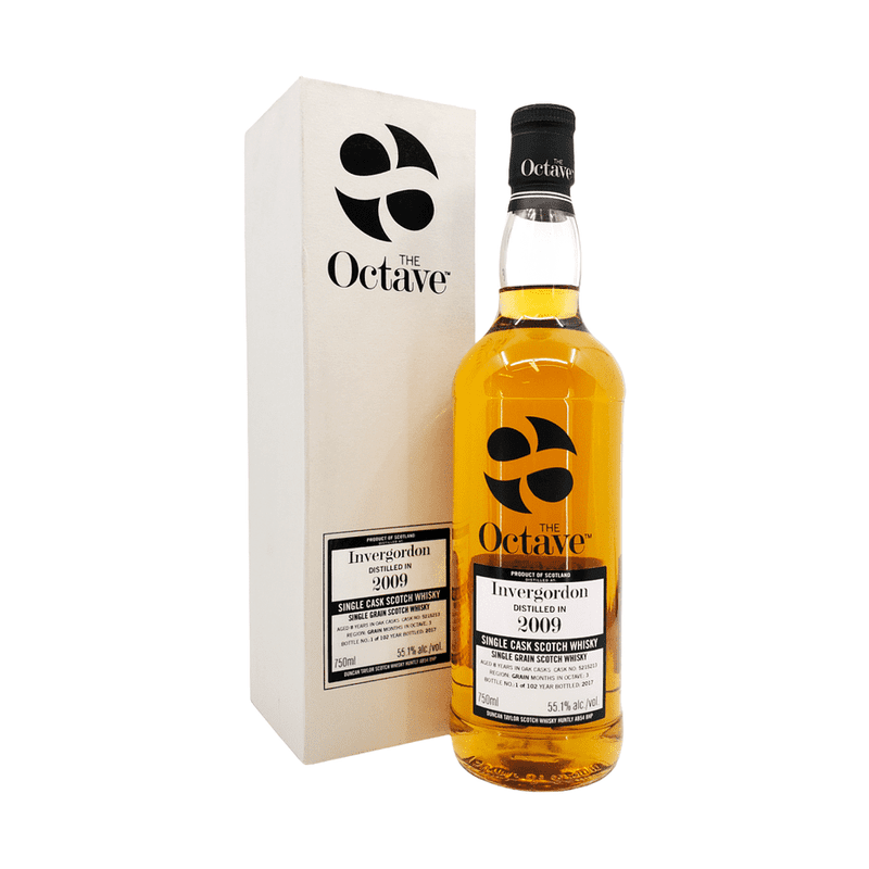 The Octave 8 Year Old Invergordon 2009 Single Cask Single Grain Scotch Whisky - Vintage Wine & Spirits
