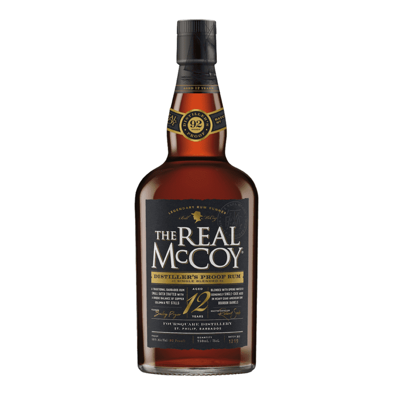 The Real McCoy 12 Year Old Distiller's Proof Single Blended Rum - Vintage Wine & Spirits