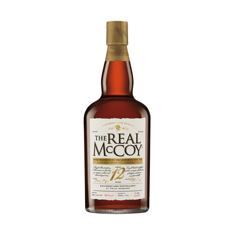 The Real McCoy 12 Year Old 'Prohibition Tradition' Single Blended Rum - Vintage Wine & Spirits