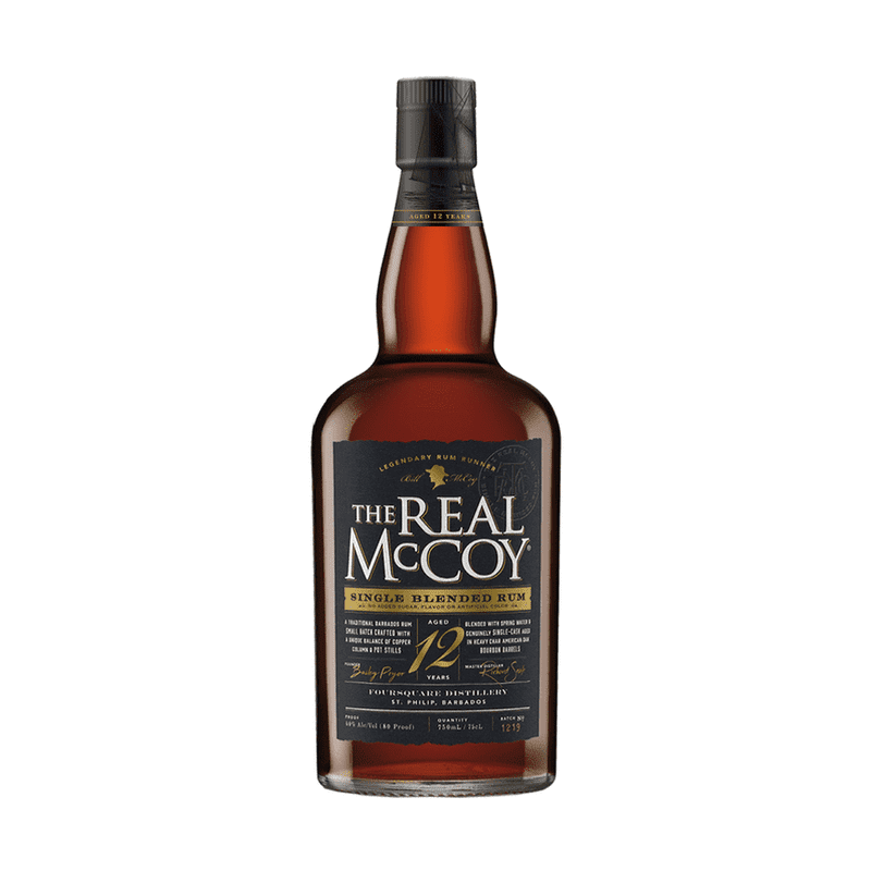 The Real McCoy 12 Year Old Single Blended Rum - Vintage Wine & Spirits