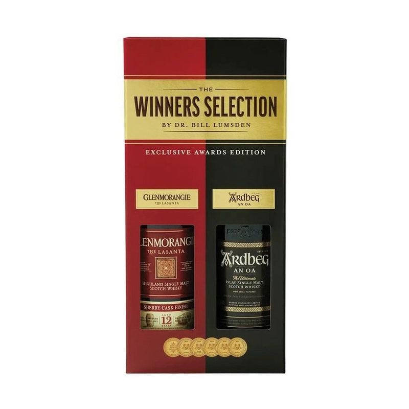 The Winners Selection Glenmorangie 12 Year Old 'The Lasanta' & Ardbeg 'An Oa' Single Malt Scotch Whisky Gift Set - Vintage Wine & Spirits