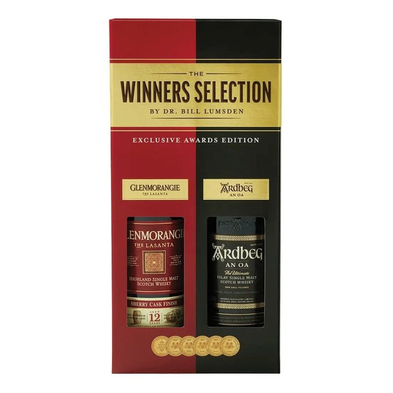 The Winners Selection Glenmorangie 12 Year Old 'The Lasanta' & Ardbeg 'An Oa' Single Malt Scotch Whisky Gift Set - Vintage Wine & Spirits