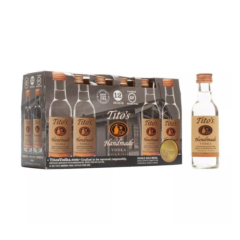 Tito's Handmade Vodka 12-Pack 50ml - Vintage Wine & Spirits