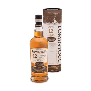 Tomintoul 12 Year Old Oloroso Sherry Cask Finish Speyside Glenlivet Single Malt Scotch Whisky - Vintage Wine & Spirits