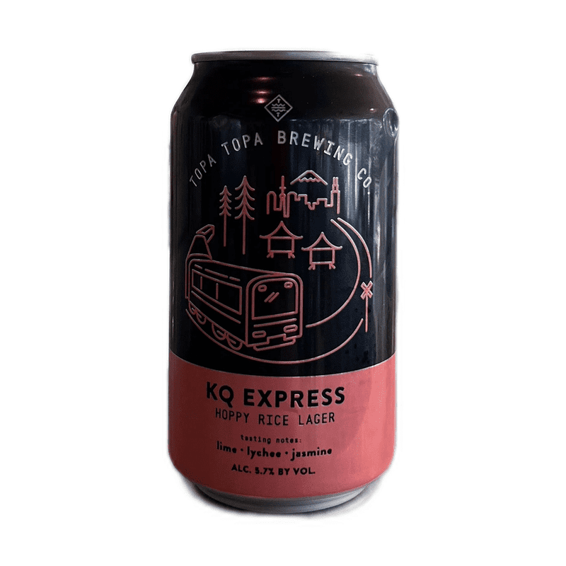 Topa Topa Brewing Co. KQ Express Hoppy Rice Lager Beer 6-Pack - Vintage Wine & Spirits