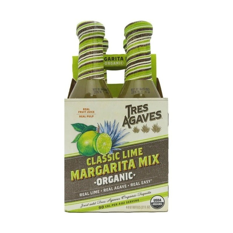 Tres Agaves Organic Classic Lime Margarita Mix 4-Pack - Vintage Wine & Spirits
