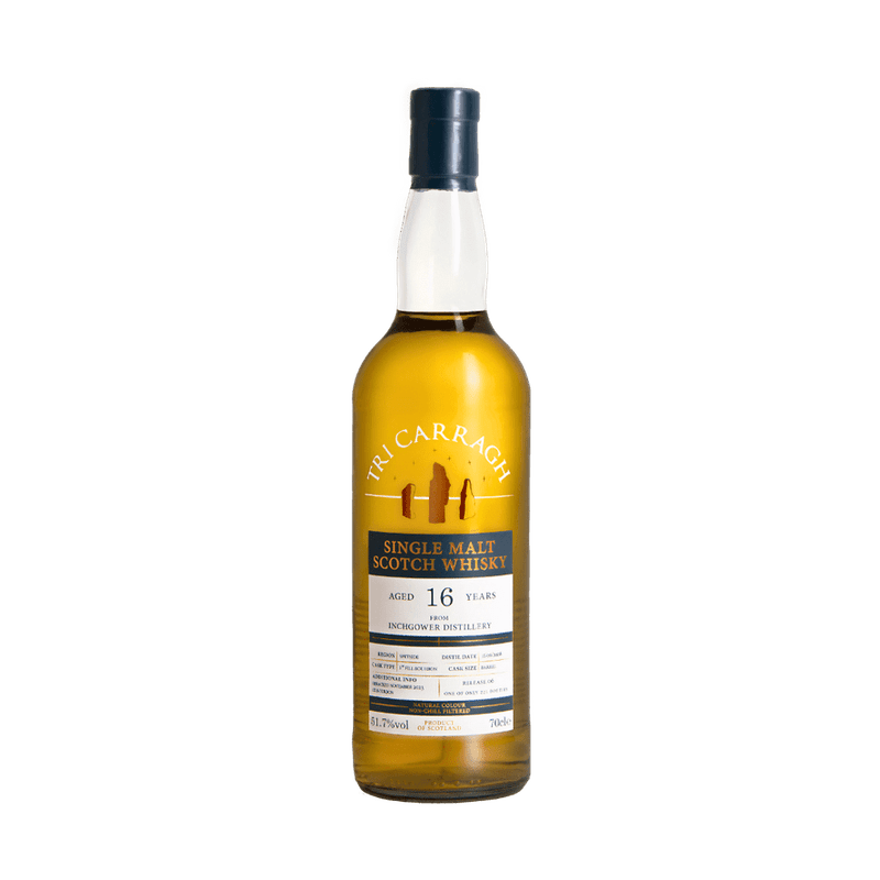 Tri Carragh Inchgower 16 Year Old Single Malt Scotch Whisky - Vintage Wine & Spirits