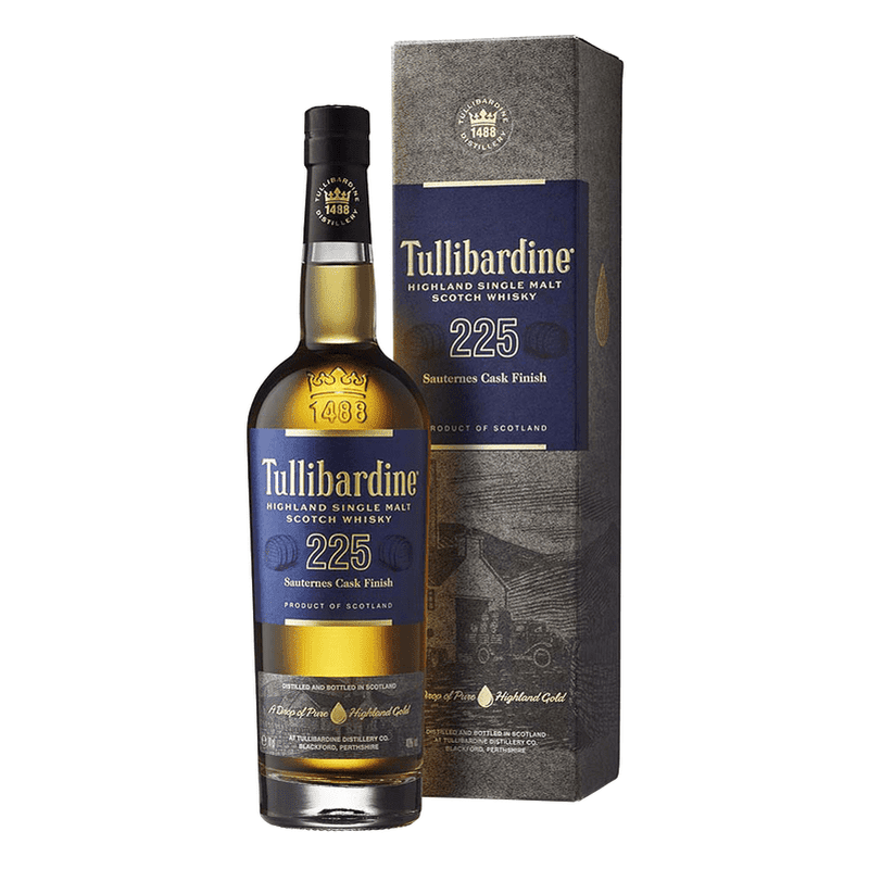 Tullibardine 225 Sauternes Cask Finish Highland Single Malt Scotch Whisky - Vintage Wine & Spirits