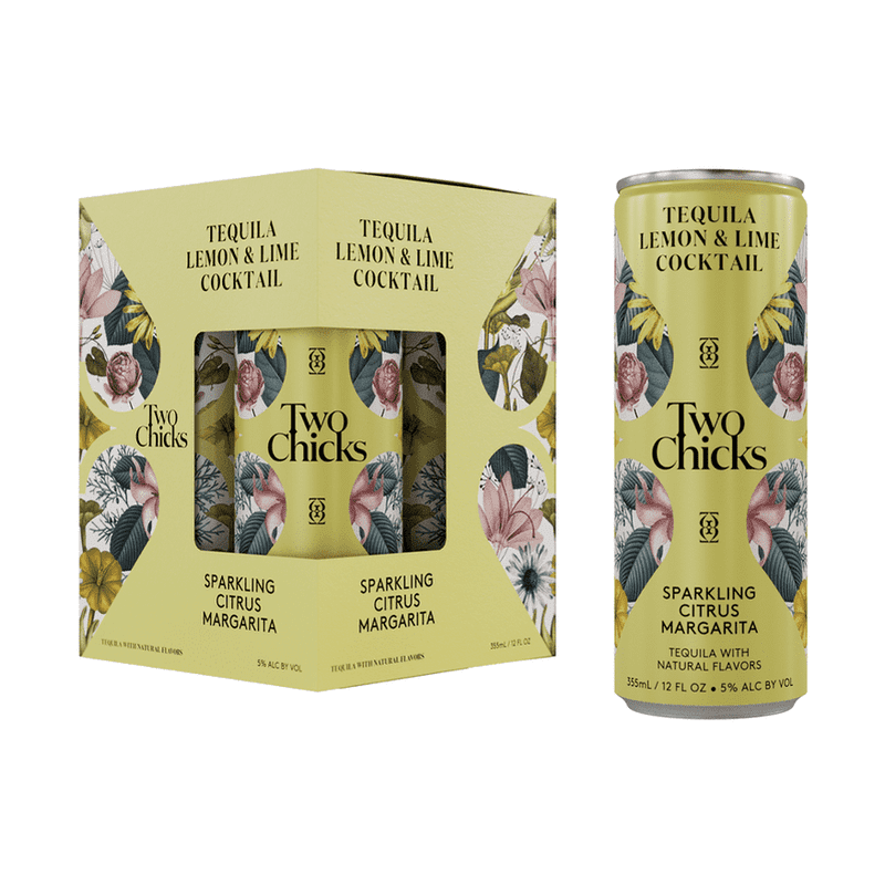 Two Chicks Sparkling Citrus Margarita 4-Pack Cocktail - Vintage Wine & Spirits