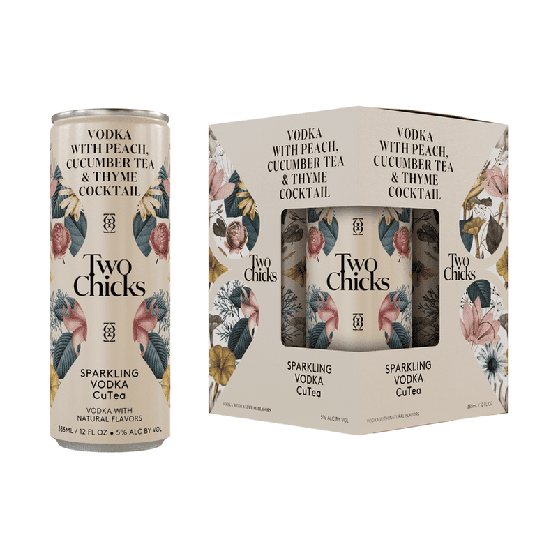 Two Chicks Sparkling Vodka CuTea 4-Pack Cocktail - Vintage Wine & Spirits