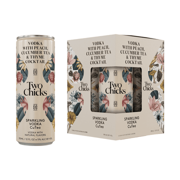 Two Chicks Sparkling Vodka CuTea 4-Pack Cocktail - Vintage Wine & Spirits