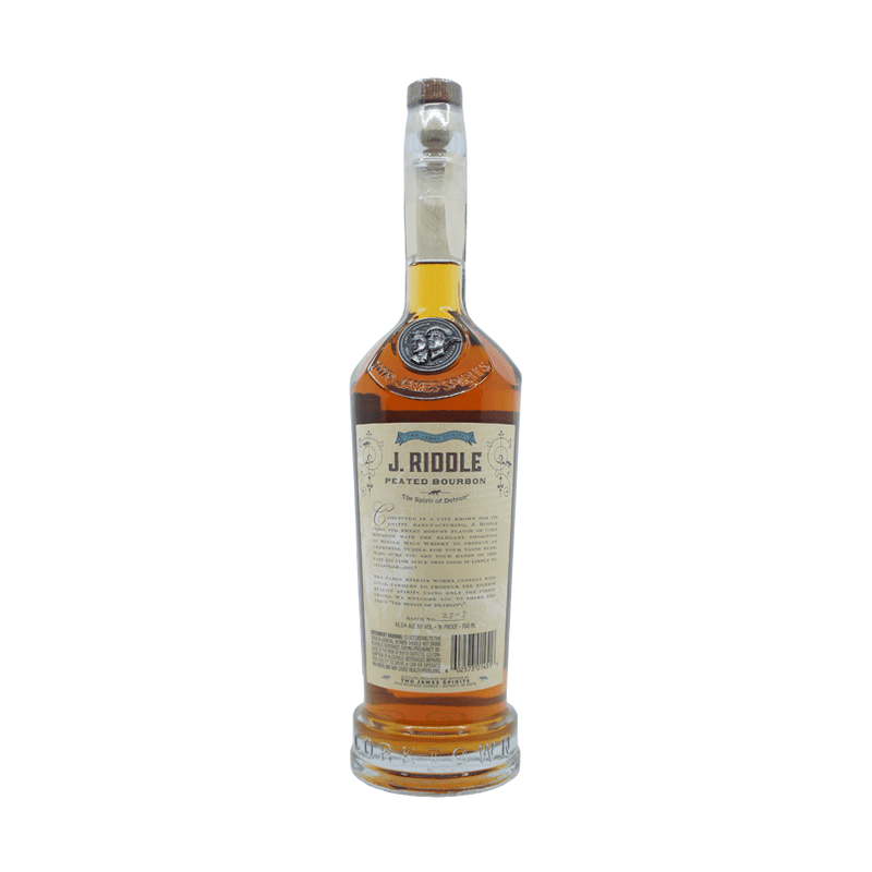 Two James Spirits 'J. Riddle' Peated Bourbon Whiskey - Vintage Wine & Spirits